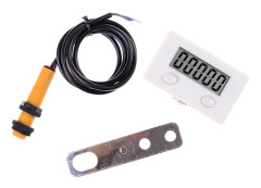 LCD Digital 0-99999 Räknare 5-siffrig Plus UPP-mätare+Switchsensor
