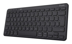 Trådlöst Tangentbord Trust 25059 Qwerty Spanska Svart - Trådlöst Qwerty-tangentbord från Trust med spanska tecken och svart färg.