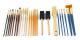 Penselset Artist / Blandade Målarpensel - 25-pack multifärg