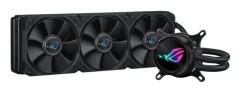 ASUS ROG Strix LC III 360 allt-i-ett CPU-vätskekylare med 360 roterbart vattenblock 7:e generationens V2 Asetek-pump Premium ROG-fläktar