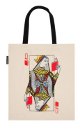 Queen of Books Tote Bag (bok, eng)