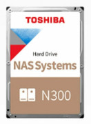 Toshiba N300 NAS - Hårddisk - 8 TB - intern - 3,5" - SATA 6Gb/s - 7200 rpm - buffert: 256 MB
