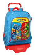 Skolväska med hjul SuperThings Rescue force 32 x 42 x 14 cm Blå