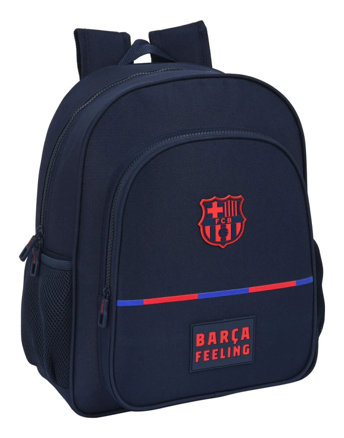 Skolryggsäck F.C. Barcelona Marinblå (32 x 38 x 12 cm)