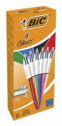 Kartong med 12 4Colours Shine infällbara kulspetspennor, diverse