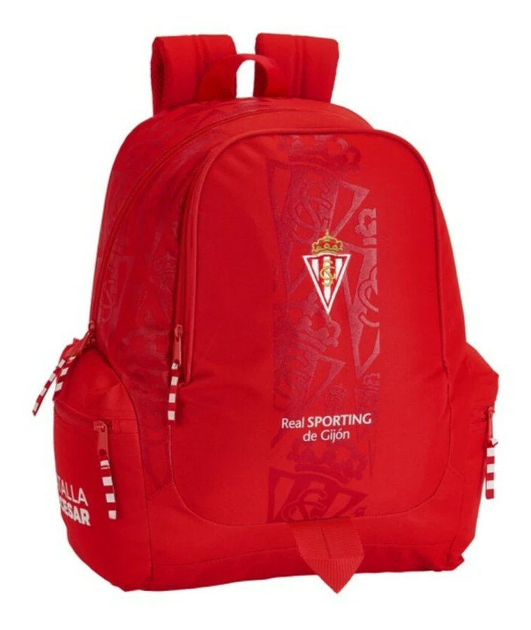 Skolryggsäck Real Sporting de Gijón Röd
