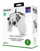 Nacon Pro Compact Wired Controller (White) (Xbox X-S / One)(New)