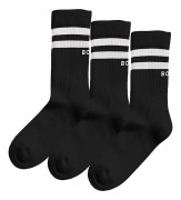 Björn Borg Core Crew Socks 3-pack Svart, 41-45