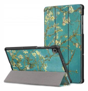 Lenovo Tab M10 tri-fold simple leather flip case - Grey