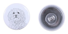 Havanese, Havanese - unika hundörhängen, ditt husdjur på nyckelring, Art-Dogs eget varumärke