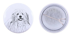 Coton de Tulear - nåla med din hund, lägg till ditt eget foto, Art-Dog varumärke