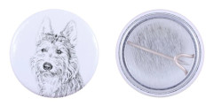 Picardy Sheepdog, Berger Picard - nåla med din hund, lägg till ditt eget foto, Art-Dog varumärke