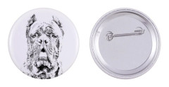 Cane Corso Italiano - nåla med din hund, lägg till ditt eget foto, Art-Dog varumärke