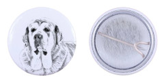 Spansk Mastiff - nåla med din hund, lägg till ditt eget foto, Art-Dog varumärke