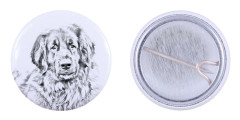 Leonberger - en nål med din hund, lägg till ditt eget foto, Art-Dog varumärke