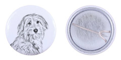 Pyrenean Sheepdog I - nåla med din hund, lägg till ditt eget foto, Art-Dog varumärke