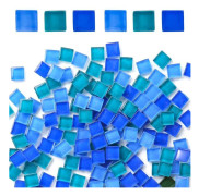 Tesselle - emaljer - smalt - glaspasta - sten - sprakande - millfiori - glaskula - mosaikplatta Cyh
