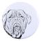 Bordeaux Dog, Dogue de Bordeaux, French Mastiff - nåla med din hund, lägg till ditt eget foto, Art-Dog varumärke