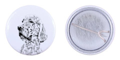 Engelsk setter, Laverack - nåla med din hund, lägg till ditt eget foto, Art-Dog varumärke