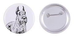 Schnauzer, Schnauzer I - nåla med din hund, lägg till ditt eget foto, Art-Dog varumärke