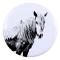 Giara the horse - skjortadekoration, väsknål, perfekt present med möjlighet att lägga till din egen Art-Dog-grafik