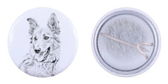 Baskisk herdehund - nåla med din hund, lägg till ditt eget foto, Art-Dog varumärke