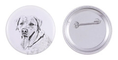 Labrador Retriever I - nåla med din hund, lägg till ditt eget foto, Art-Dog varumärke