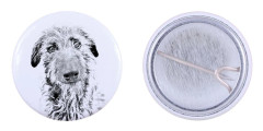 Pyreneisk fårhund - nåla med din hund, lägg till ditt eget foto, Art-Dog varumärke