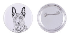 Dutch Shepherd Dog - nåla med din hund, lägg till ditt eget foto, Art-Dog varumärke