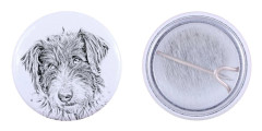 Rumänsk Mioritic Shepherd Dog - nåla med din hund, lägg till ditt eget foto, Art-Dog varumärke