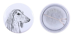 Persisk vinthund, Saluki I - nåla med din hund, lägg till ditt eget foto, Art-Dog varumärke