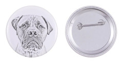 Bullmastiff, Bulmastiff - nåla med din hund, lägg till ditt eget foto, Art-Dog varumärke