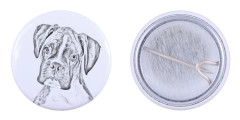 Boxer, Boxer III - nåla med din hund, lägg till ditt eget foto, Art-Dog varumärke