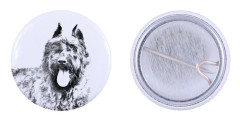 Bouvier des Flandres - nåla med din hund, lägg till ditt eget foto, Art-Dog varumärke