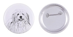 Coton de Tulear - nåla med din hund, lägg till ditt eget foto, Art-Dog varumärke