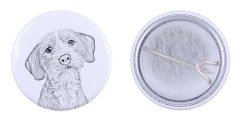 Breton Basset, Basset Fauve de Bretagne - nåla med din hund, lägg till ditt eget foto, Art-Dog varumärke