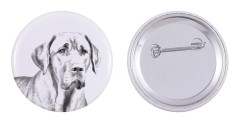 Black and tan coonhound - fäst med din hund, lägg till ditt eget foto, Art-Dog varumärke