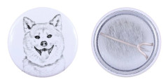 Akita, Akita Inu - nåla med din hund, lägg till ditt eget foto, Art-Dog varumärke