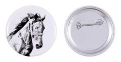 Mustang - en skjortadekoration, en påsnål, en perfekt present med möjlighet att lägga till din egen Art-Dog-märke