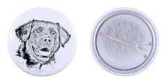 Friesian pointer, Stabyhoun - nåla med din hund, lägg till ditt eget foto, Art-Dog varumärke