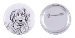 Leonberger - en nål med din hund, lägg till ditt eget foto, Art-Dog varumärke