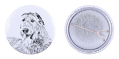 Irländsk varghund, irländsk varghund - nåla med din hund, lägg till ditt eget foto, Art-Dog varumärke