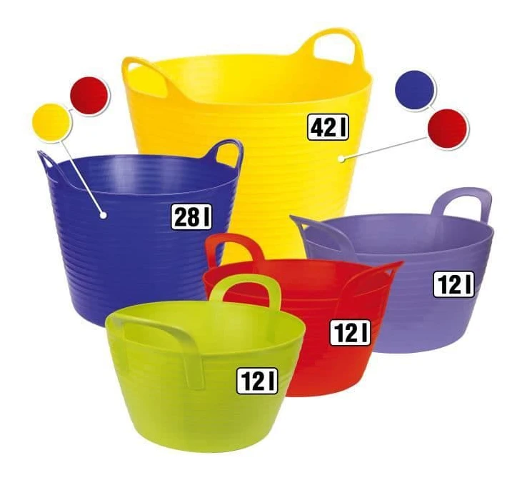 Hink "Flex Bag", ca. 12 l, grön färg