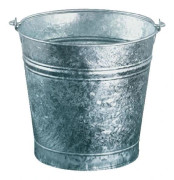 Guillouard galvaniserad utsvängd hink - 16 l