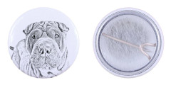 Shar Pei - fäst med din hund, lägg till ditt eget foto, Art-Dog varumärke