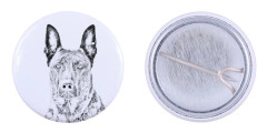 Dutch Shepherd Dog - nåla med din hund, lägg till ditt eget foto, Art-Dog varumärke