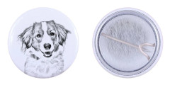 Kooikerhondje - en nål med din hund, lägg till ditt eget foto, Art-Dog varumärke
