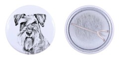 Schnauzer, Schnauzer - nåla med din hund, lägg till ditt eget foto, Art-Dog varumärke