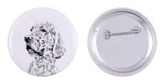 Engelsk setter, Laverack - nåla med din hund, lägg till ditt eget foto, Art-Dog varumärke