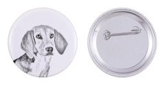 Harrier - nåla med din hund, lägg till ditt eget foto, Art-Dog varumärke